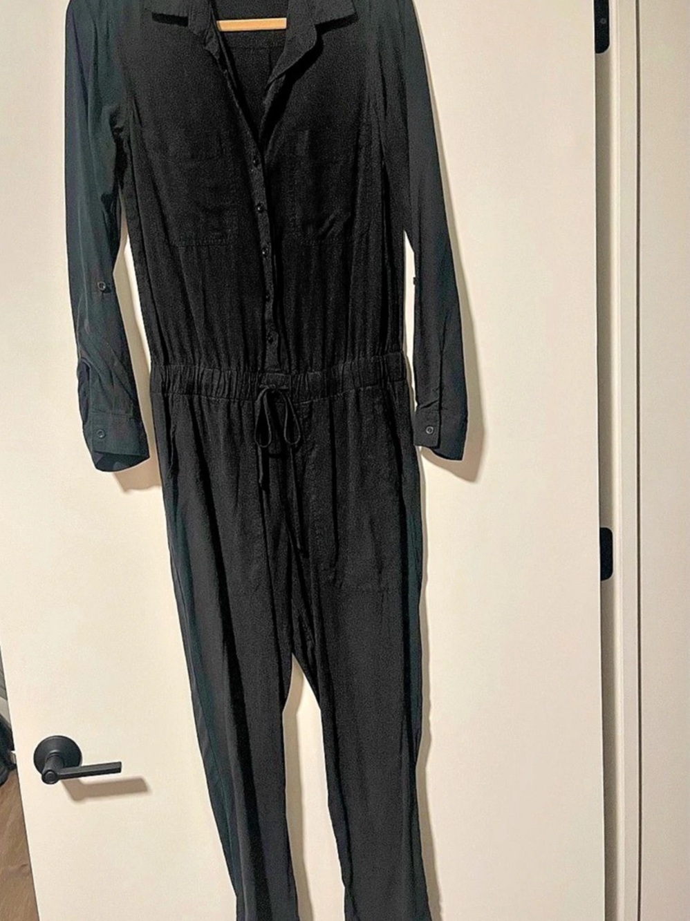 Anthropologie (cloth & stone) Black Jumpsuit Size Small